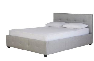 Hygena Bosley Double Ottoman Bed Frame - Grey.